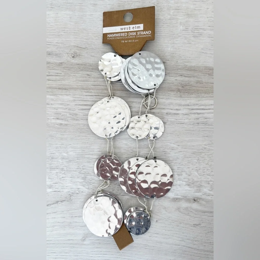 West Elm ♥️ Hammered Disk Strand